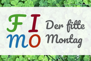 Schriftgrafik: FIMO - Der fitte Montag